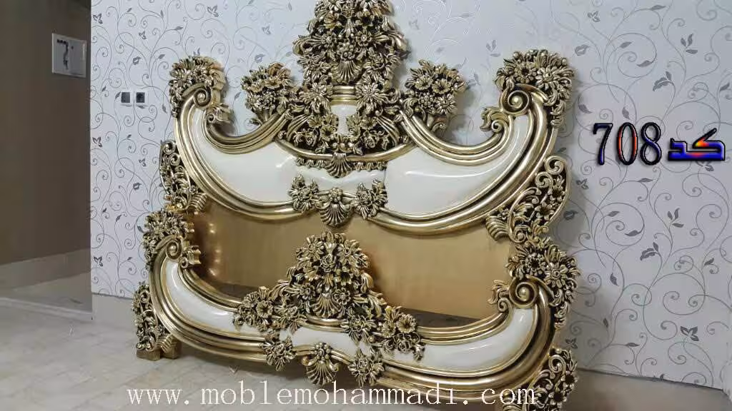 سرویس خواب کد 708چوب راش شامل تخت – دراور -قاب اینه – پاتختی