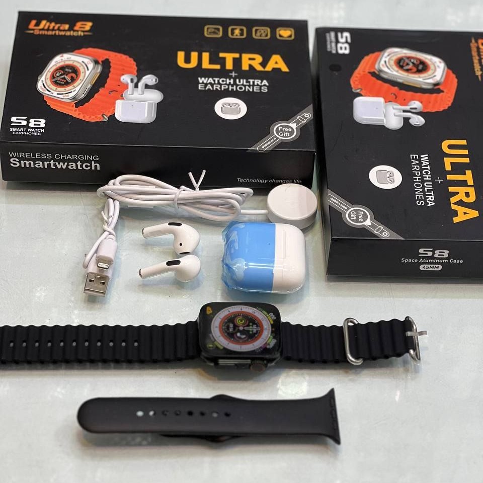 ساعت هوشمند و ایرپاد          SmartWatch seri 8 ultra
