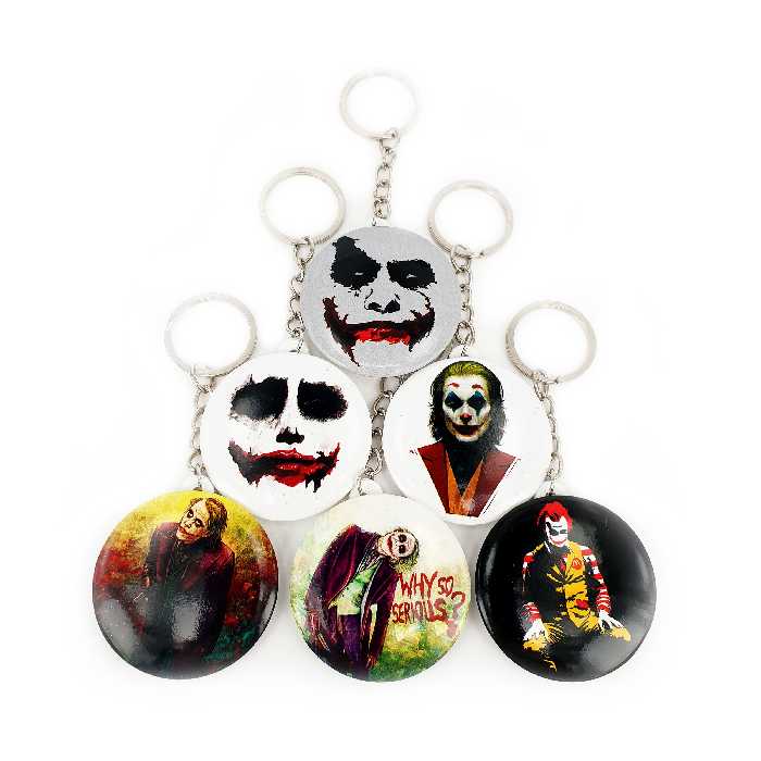 جاکلیدی خندالو طرح جوکر کد 46A مجموعه 6 عددی