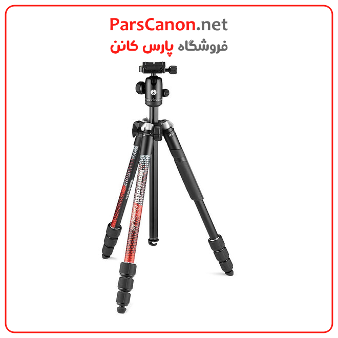 سه پایه عکاسی مانفرتو Manfrotto Element MII Aluminum Tripod with Ball Head (Red)