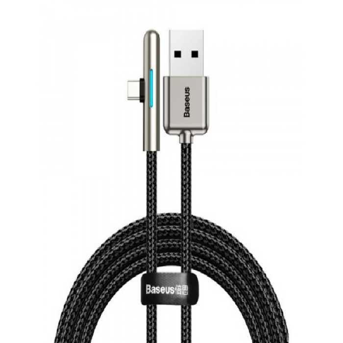 کابل شارژ تایپ سی هواوی بیسوس Baseus Iridescent Lamp HW Flash Charge Mobile 2m