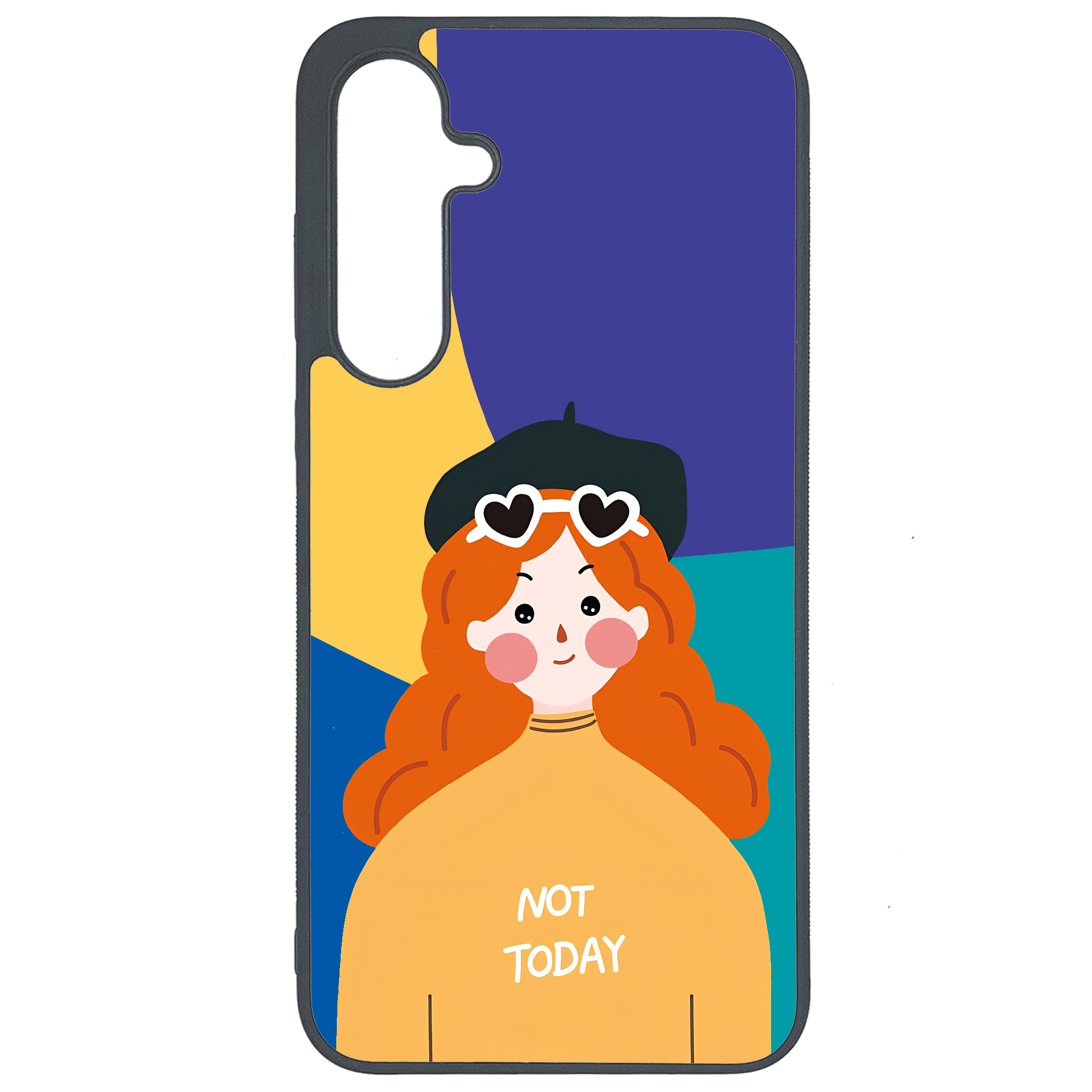 کاور طرح دختر کد G-104 مناسب برای گوشی موبایل سامسونگ Galaxy A35 | دیجی قاب دونی