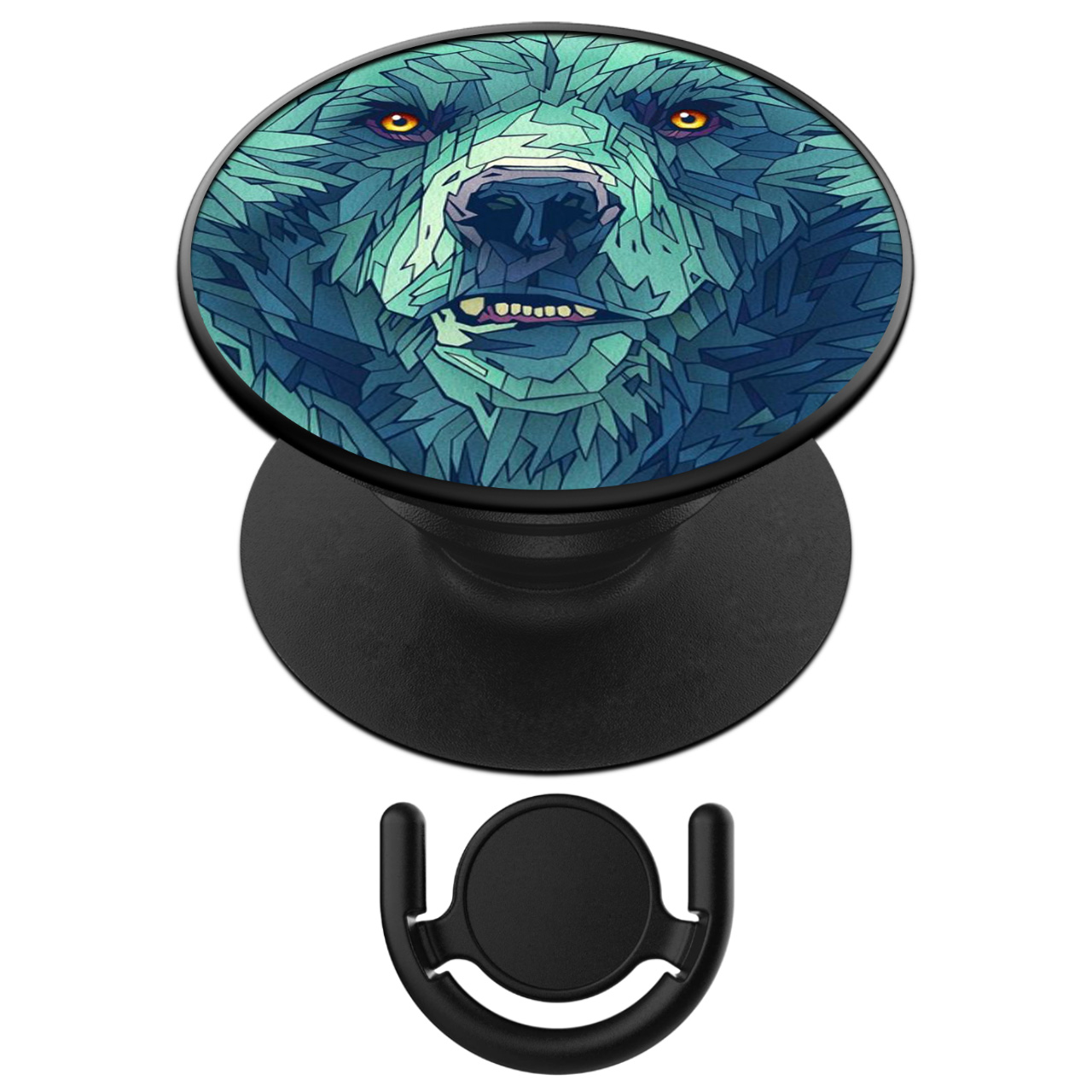 پایه نگهدارنده گوشی موبایل پاپ  سوکت آکام مدل APSC002088 به همراه پاپ کلیپ