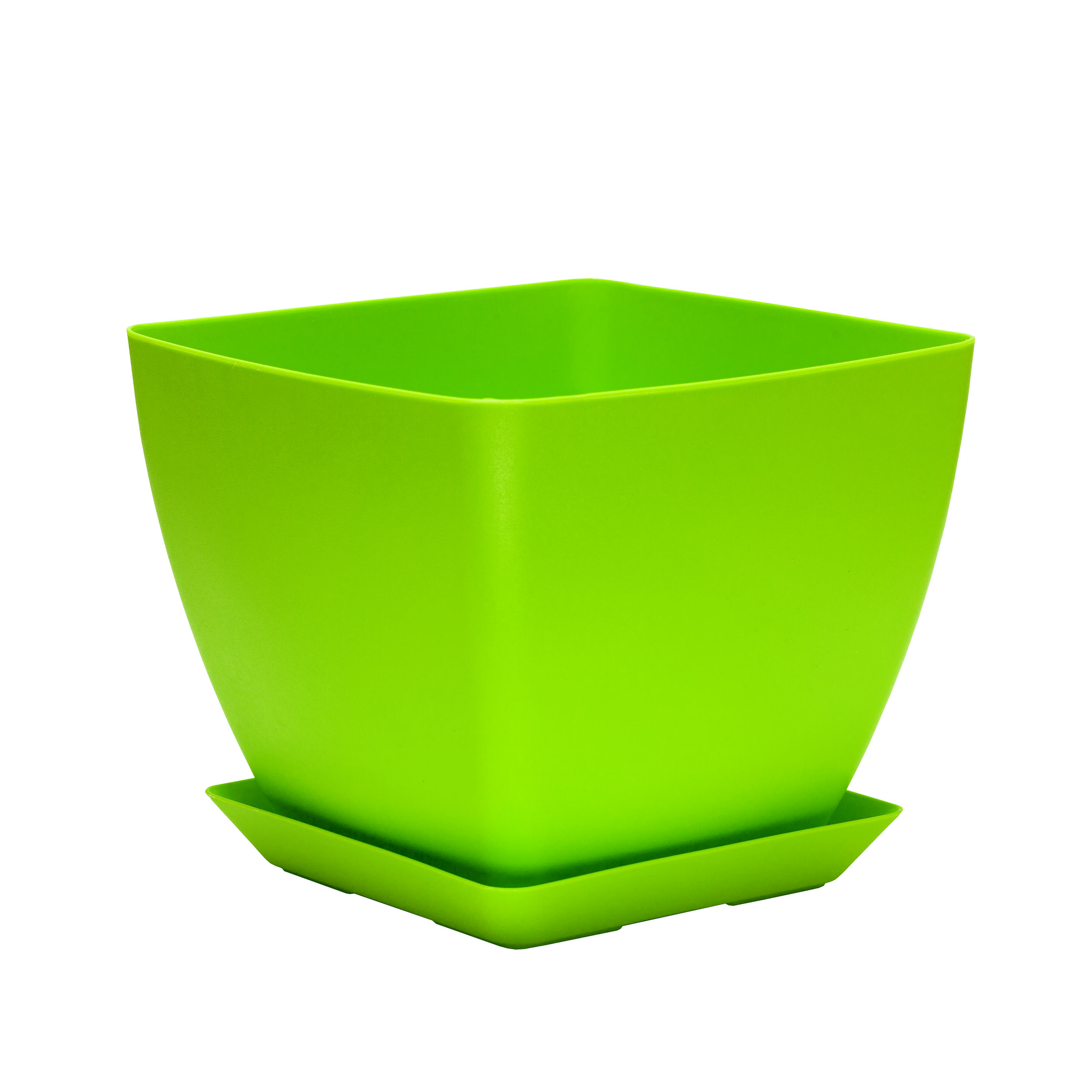 گلدان گل آذین مدل پلاستیکی مربع کد 012