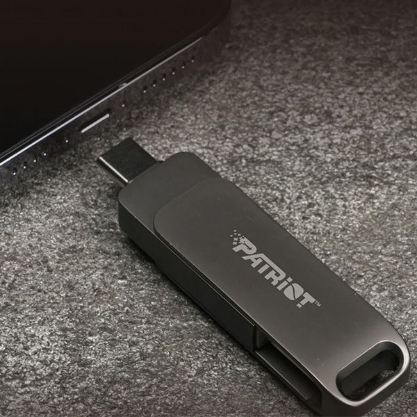 فلش مموری 128GB پاتریوت مدل PATRIOT Rage R550 اتصال USB3.2   OTG TYPE-C