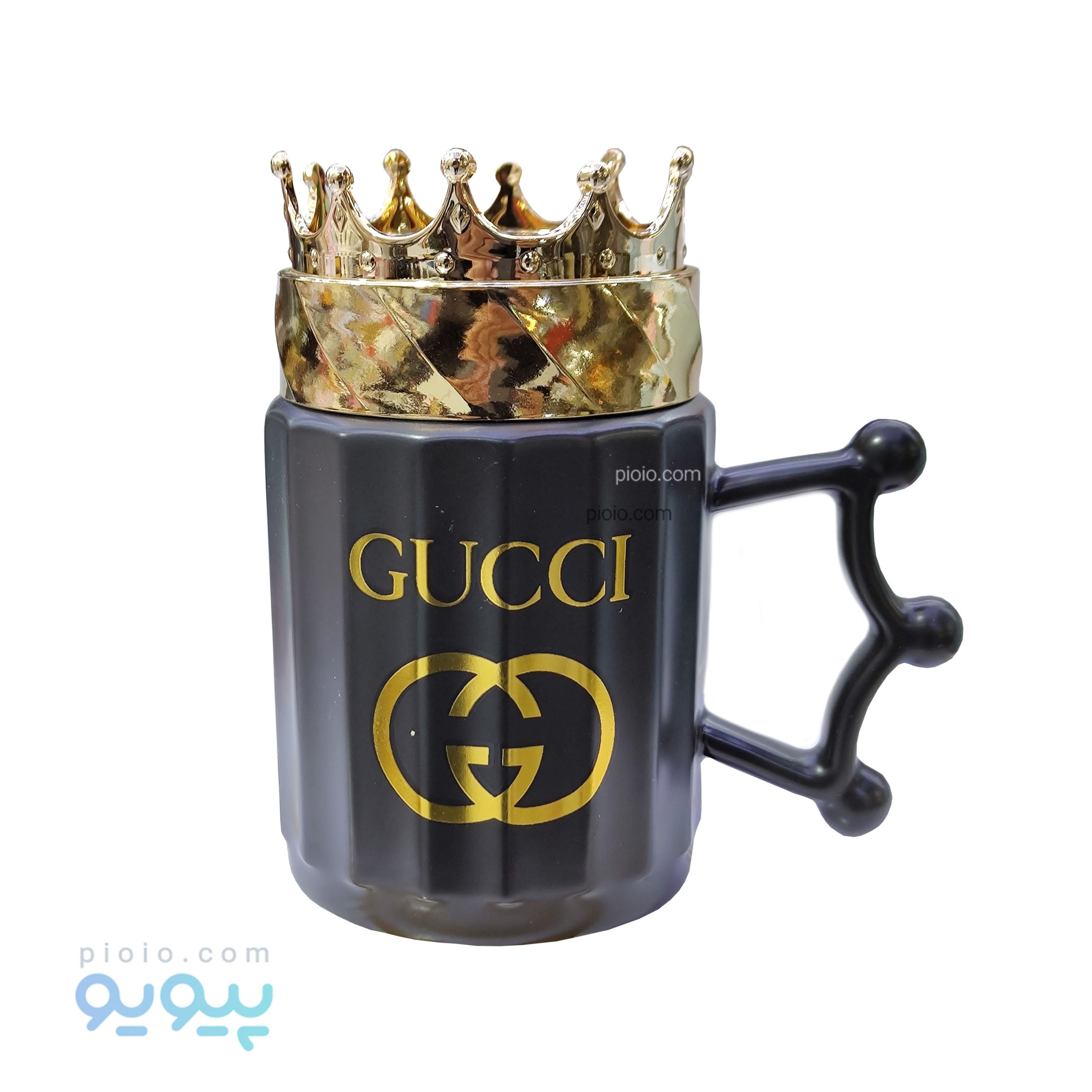 ماگ سرامیکی درب تاج 3خط تک و عمده