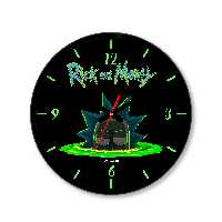 ساعت دیواری کوچک راویتا طرح ریک و مورتی کد 3657