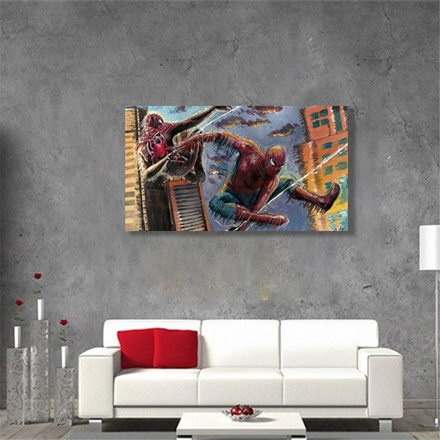 تابلو شاسی طرح مرد عنکبوتی کد o140