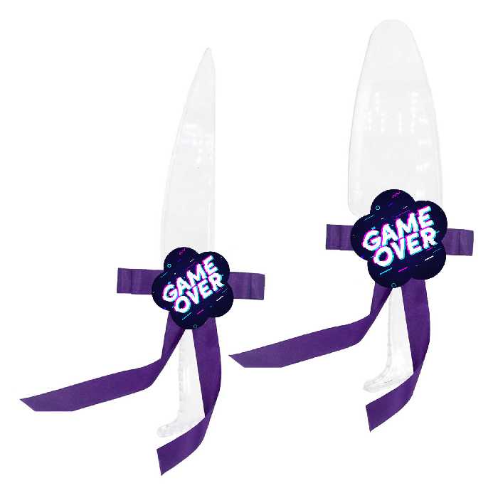 ست کارد و کفگیر سرو کیک مدل گیم