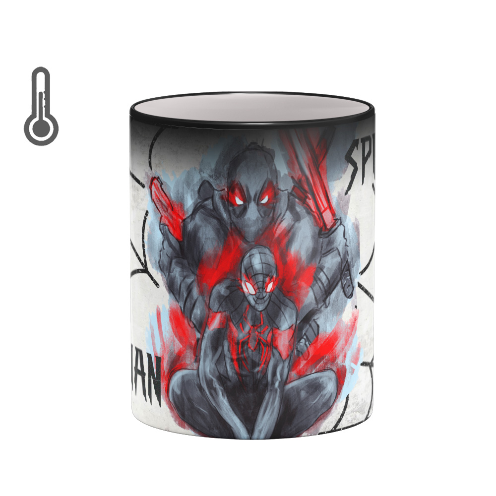 ماگ حرارتی بیگ ماگ مدل مرد عنکبوتی کد 6444