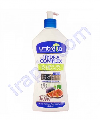 ژل کرم مرطوب کننده آمبرلا حاوی عصاره انجیر 600 میلی لیتر