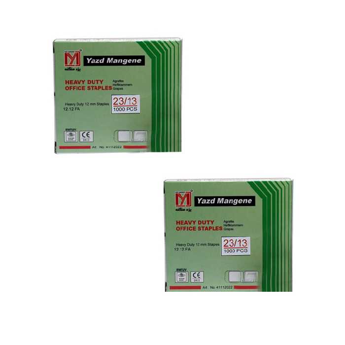 سوزن منگنه یزد منگنه کد 02 سایز23/13 بسته 2 عددي