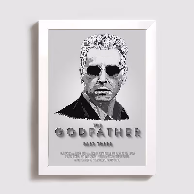 تابلو مدلgod father part three W488 | دنیای قاب