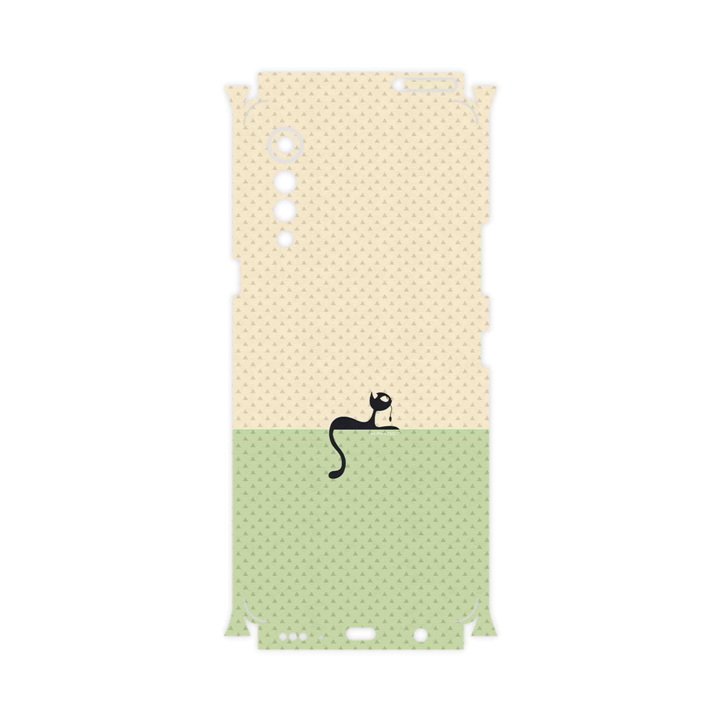 برچسب پوششی ماهوت مدل Minimal Internet Cat Icon-FullSkin مناسب برای گوشی موبایل ال جی Velvet 5G