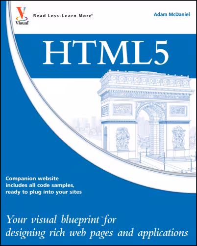 خرید و دانلود نسخه کامل کتاب HTML5: Your visual blueprint for designing rich Web pages and applications