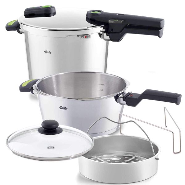 زودپز فیسلر مدل FISSLER Vitaquick Green گنجایش 35 و 6 لیتر دوقلو