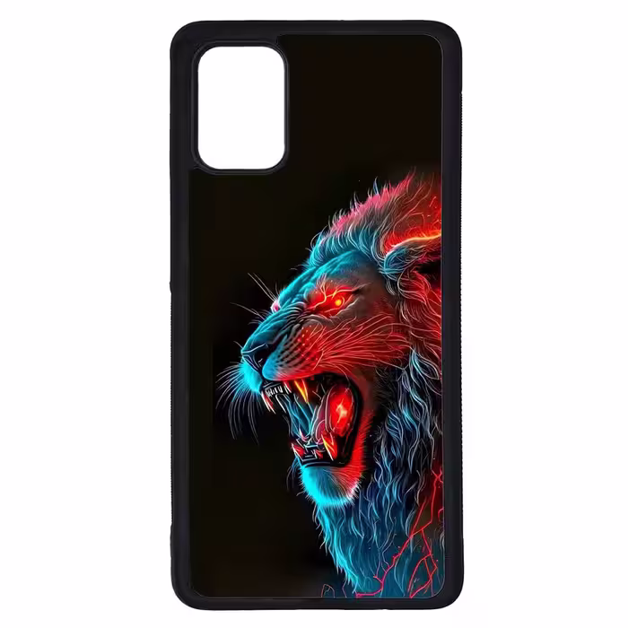 کاور طرح شیر کد G-079 مناسب برای گوشی موبایل سامسونگ Galaxy A71 | دیجی قاب دونی
