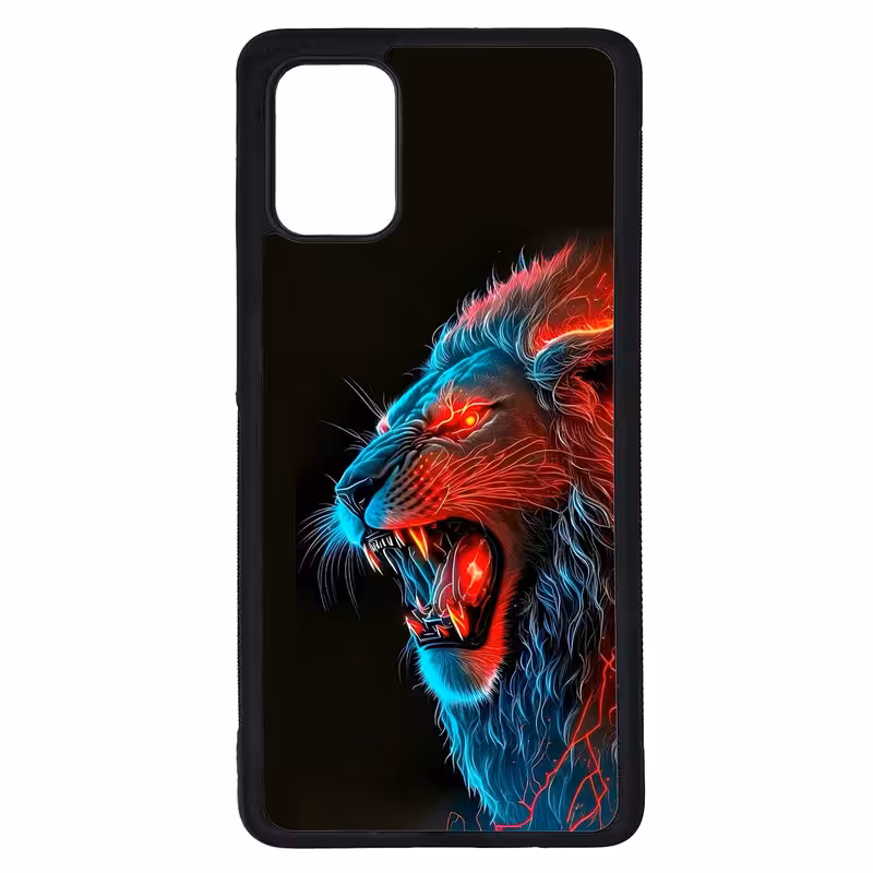 کاور طرح شیر کد G-079 مناسب برای گوشی موبایل سامسونگ Galaxy A71 | دیجی قاب دونی
