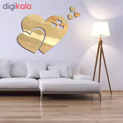 آیینه طرح قلب کد E01
