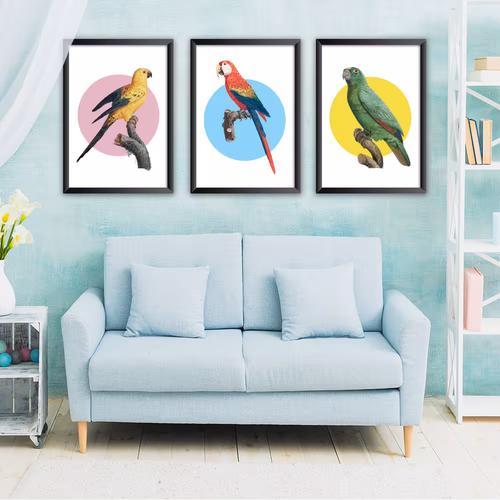 تابلو کد P002-Parrot مجموعه 3 عددی