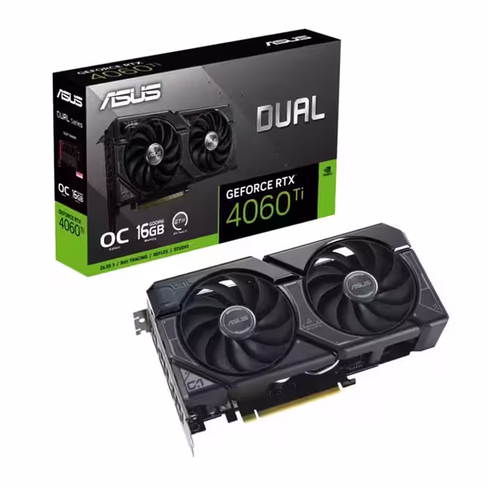 کارت گرافیک ASUS Dual GeForce RTX 4060 Ti OC 16GB GDDR6 128Bit