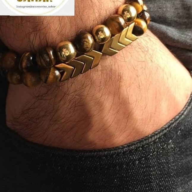 دستبند دوتایی چشم ببر