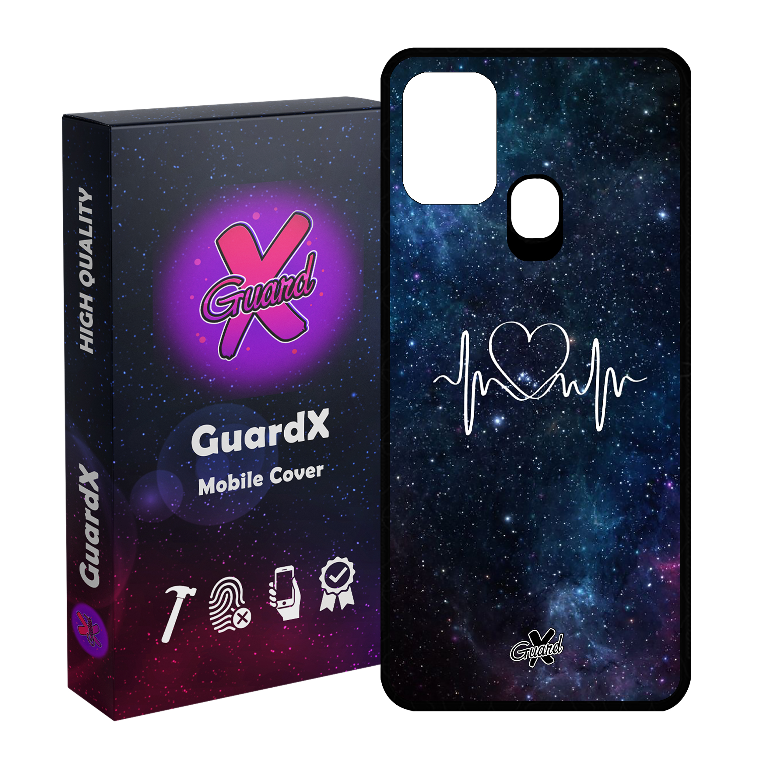 کاور گارد ایکس طرح Love مدل Glass10114 مناسب برای گوشی موبایل سامسونگ Galaxy M31 / M31 Prime / F41