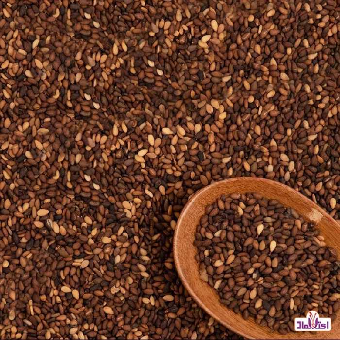 کنجد قهوه ای 500 گرمی اعتماد (شسته شده) | amazonchi