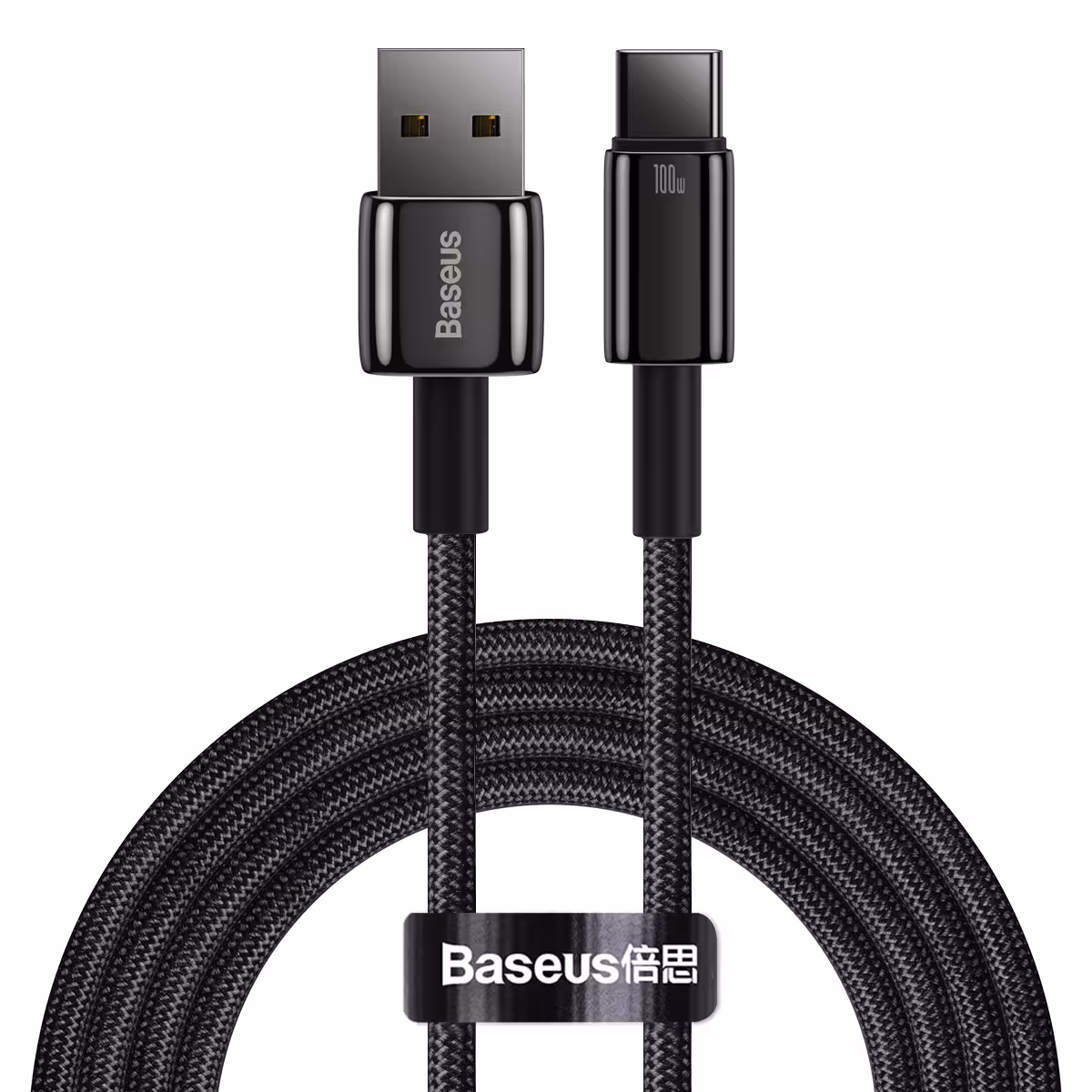 کابل تبدیل USB به USB-C بیسوس مدل Tungsten 100W-CAWJ000101 طول 2 متر