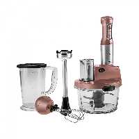 غذاساز کاراجا Karaca مدل Mastermaid Prosteel رزگلدKaraca Mastermaid Prosteel Cam Mutfak Robotu Uzun Blender 2500 W Rosegold