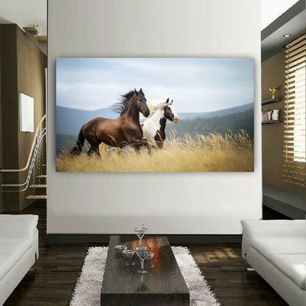 تابلو بوم طرح اسب مدل DDB328