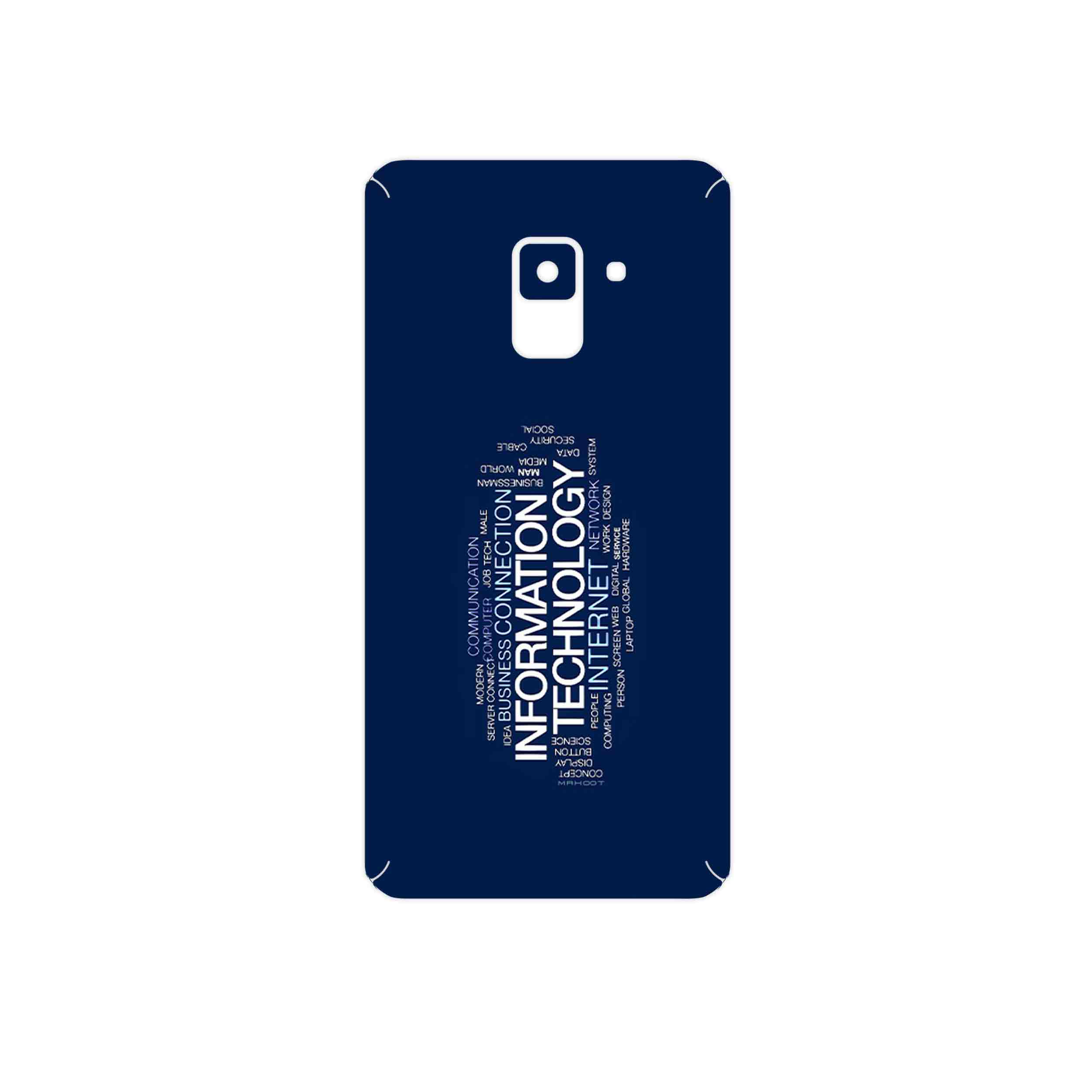 برچسب پوششی ماهوت مدل IT Science مناسب برای گوشی موبایل سامسونگ Galaxy A8 2018