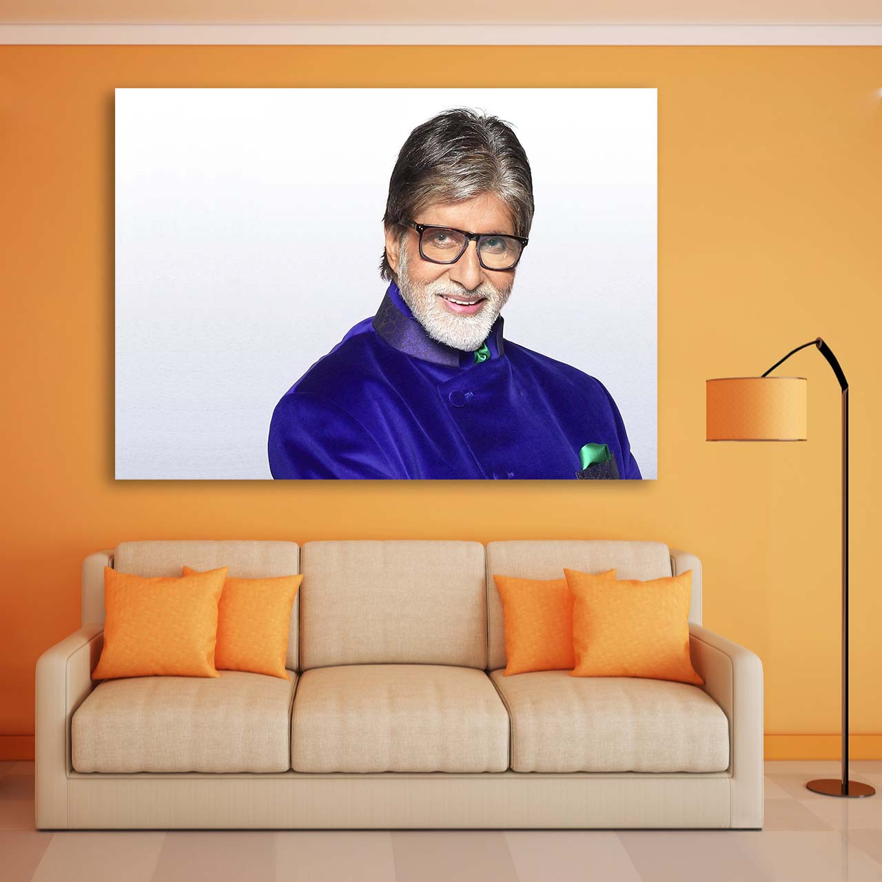 تابلو شاسی طرح Amitabh Bachchan مدل Artist 0288