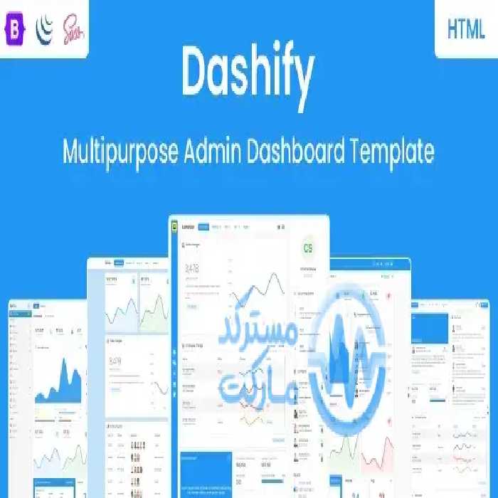 دانلود Dashify دشیفای قالب چندمنظوره مدیریتی