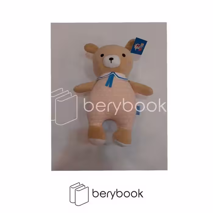 BT TOYS / عروسک خرس نانو / لباس یقه دار خال دار