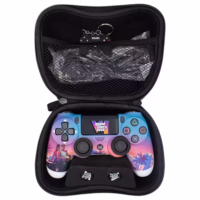 دسته PS4 به همراه ملزومات مدل PX001 PlayX طرح GTA VI