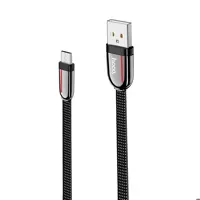 کابل تبدیل USB به microUSB هوکو مدل U74 طول 1.2 متر