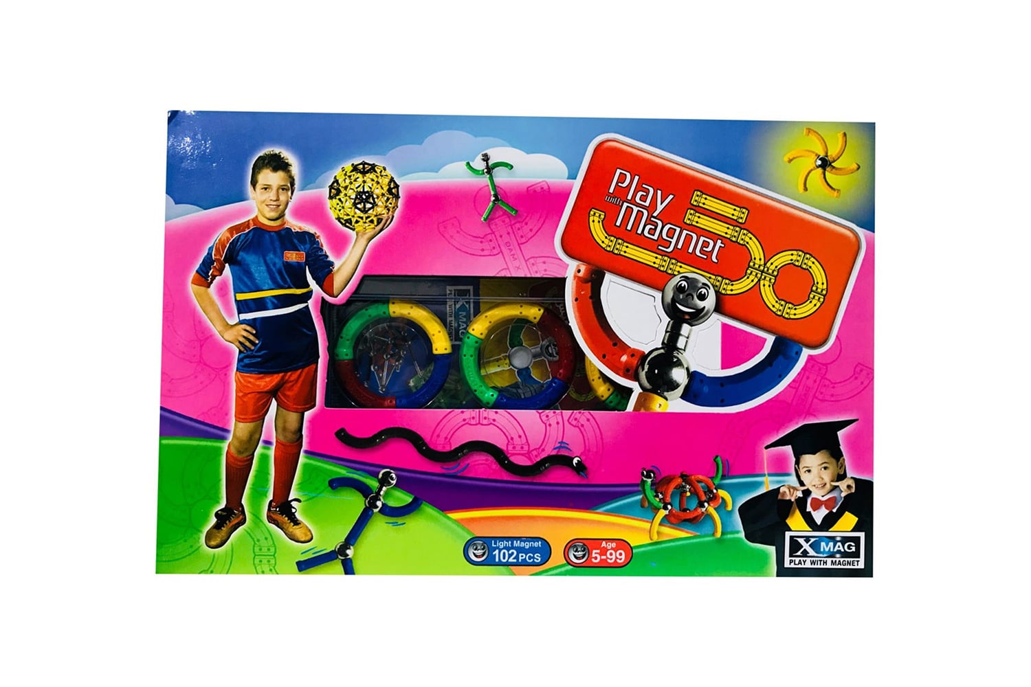 مگنت ساختنی مگ 102 قطعه