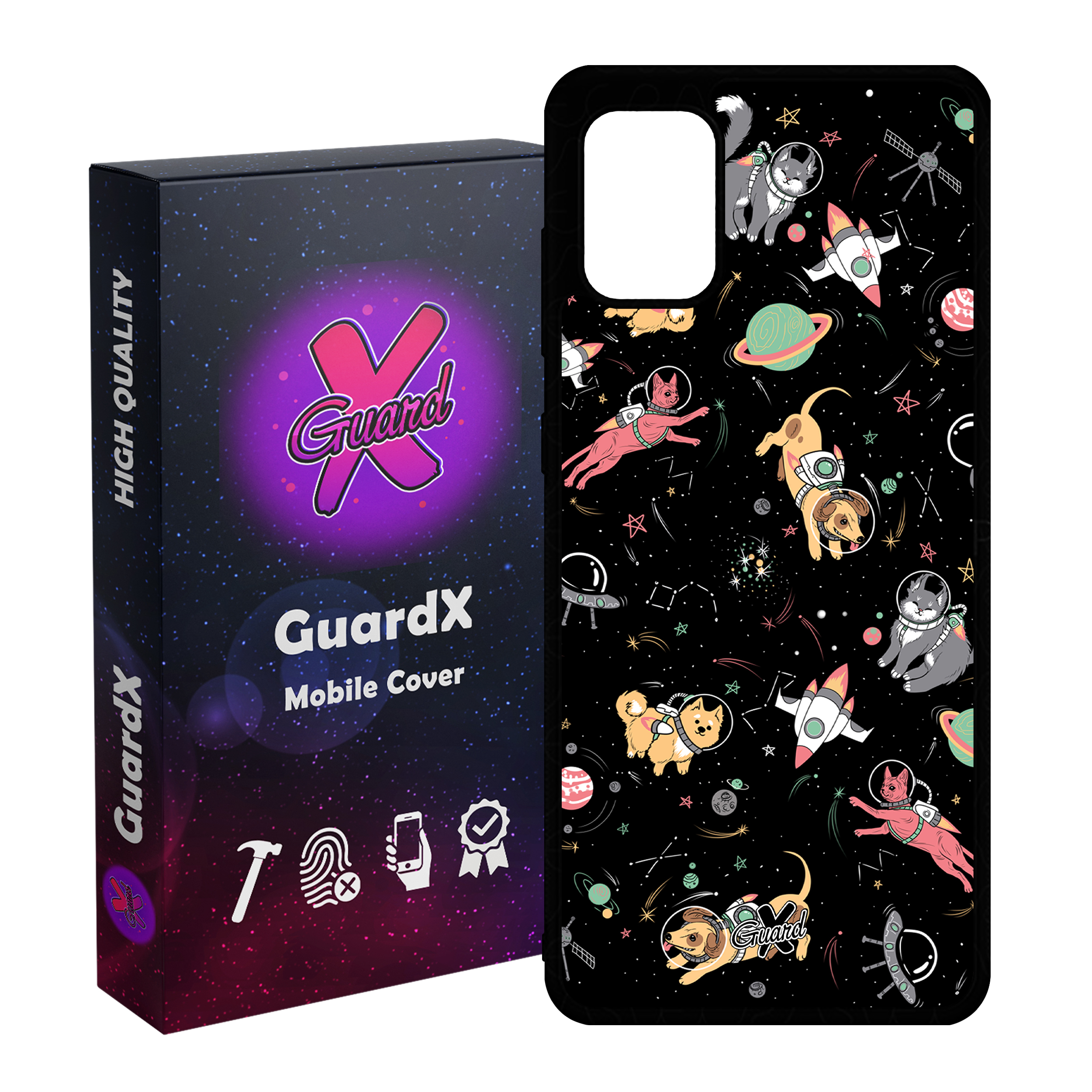 کاور گارد ایکس طرح Pet مدل Glass10157 مناسب برای گوشی موبایل سامسونگ Galaxy A71