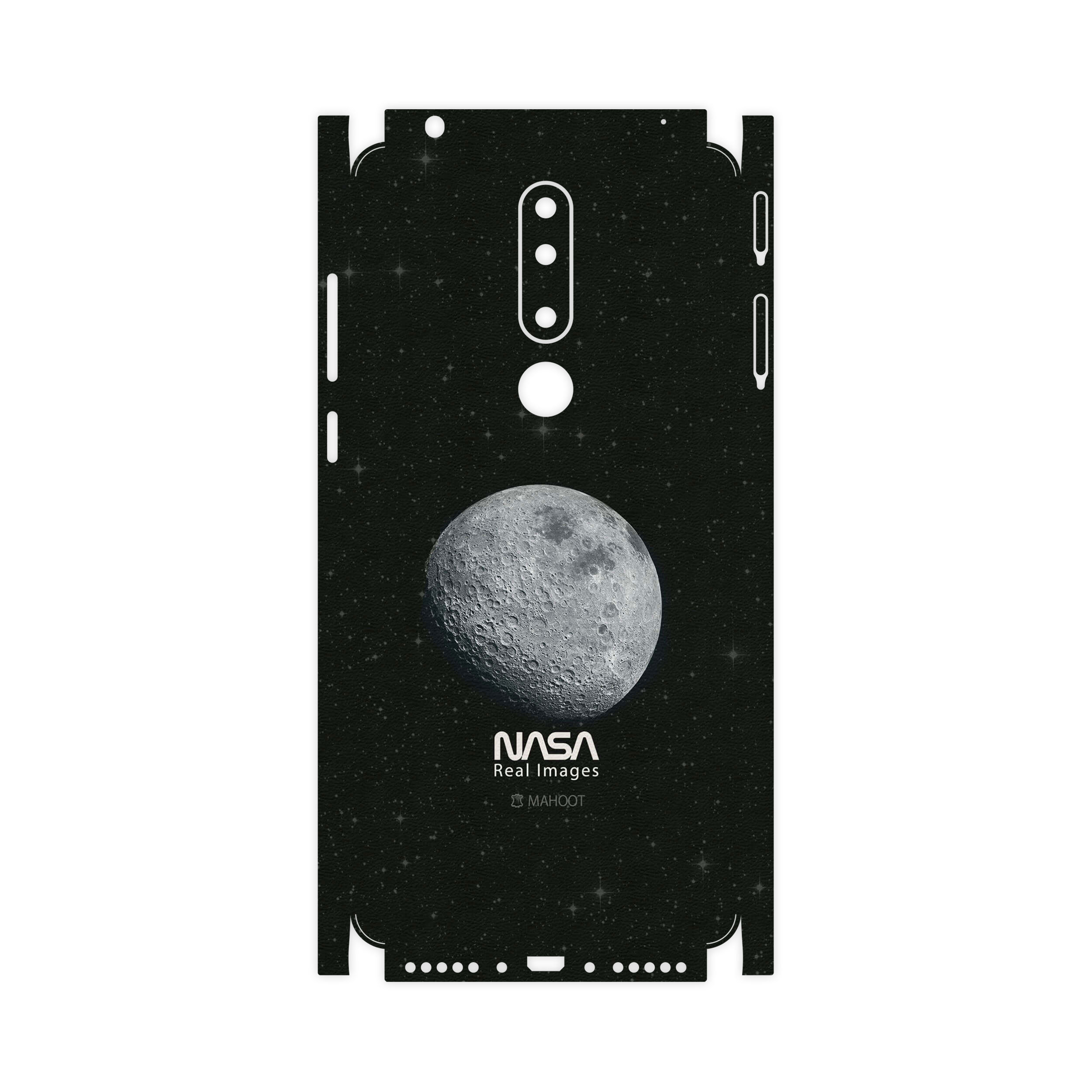 برچسب پوششی ماهوت مدل Moon-By-NASA-FullSkin مناسب برای گوشی موبایل نوکیا 3.1 Plus