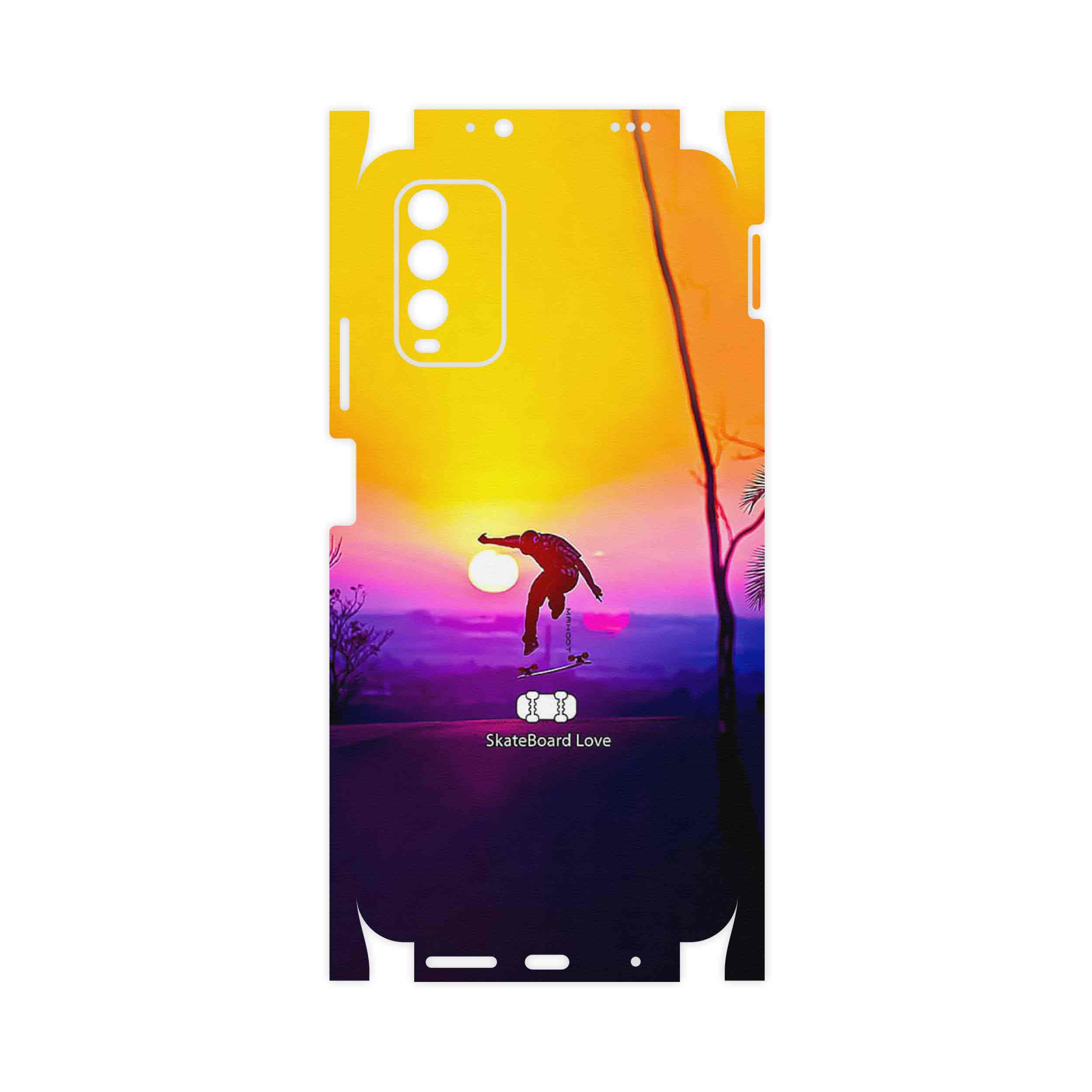 برچسب پوششی ماهوت مدل Skateboard-FullSkin مناسب برای گوشی موبایل شیائومی Redmi 9T