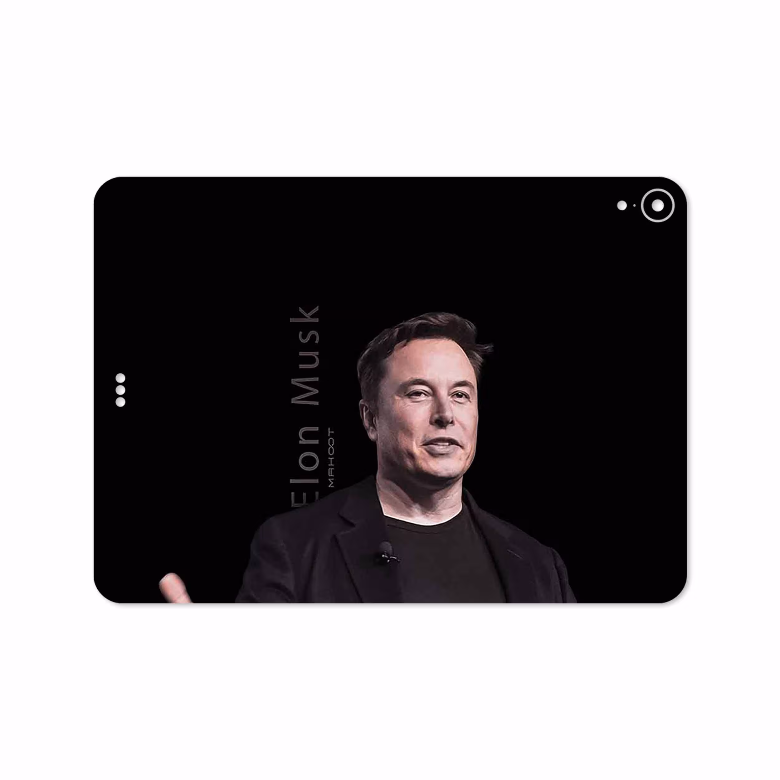 برچسب پوششی ماهوت مدل Elon Musk مناسب برای تبلت اپل iPad Pro 11 2018 A1979
