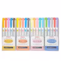 ماژیک دو سر علامت گذار زبرا مدل MILDLINER بسته 20 عددی