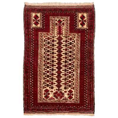 فرش قدیمی دستباف ذرع و نیم سی پرشیا کد 156017