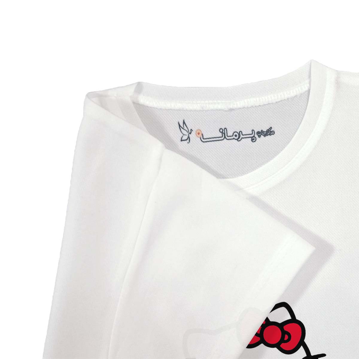 تی شرت بچگانه پرمانه طرح Kitty کد pmt.2451