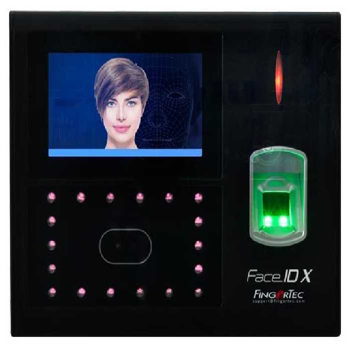 دستگاه حضور و غیاب و کنترل تردد فینگرتک مدل  FACE ID X