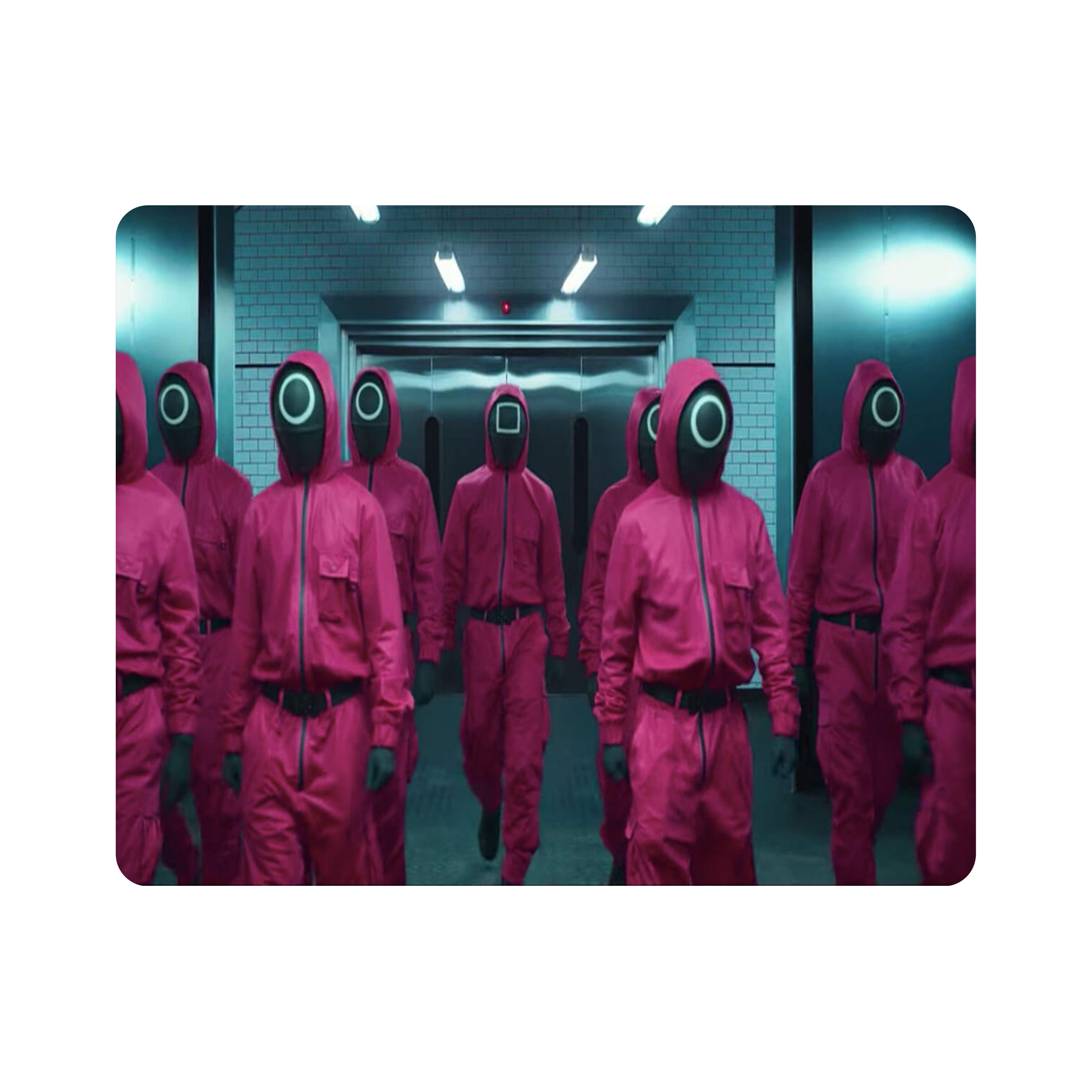 ماوس پد اطلس آبی طرح فیلم بازی مرکب مدل T6649