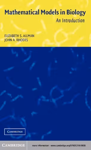 خرید و دانلود نسخه کامل کتاب Mathematical models in biology : an introduction