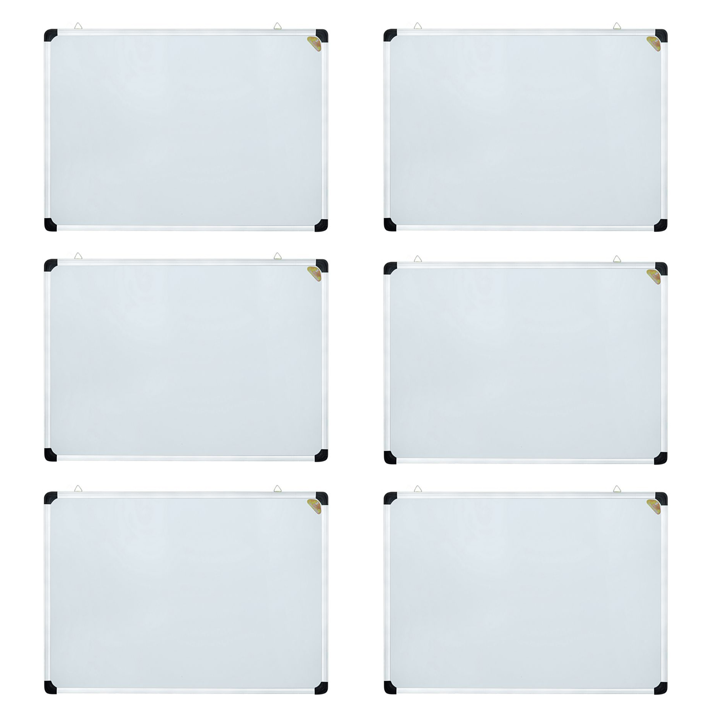 تخته وایت برد نیکان مدل مغناطیسی سایز 60×40 سانتی متر بسته 6 عددی