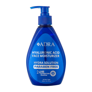 کرم مرطوب کننده و آبرسان حاوی هیالورونیک اسید پمپی آدرا